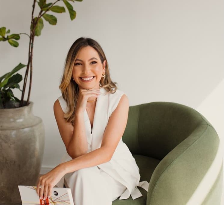 Dr. Hana Mori seated in her consulting room